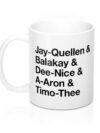 Substitute Teacher Names Coffee Mug