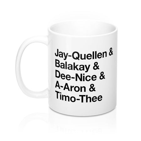 Substitute Teacher Names Coffee Mug