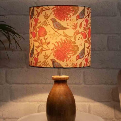 Amber Brown Table Lamp