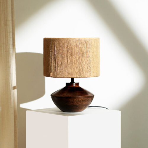 Fig Living Faith Jute Table Lamp – Brown