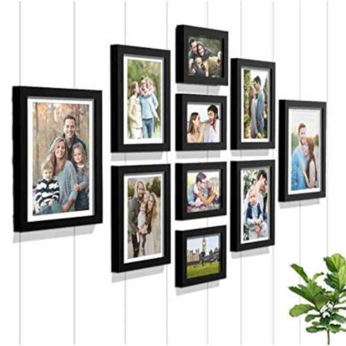 Memories Encased Photo Frame (Black) – Set Of Ten