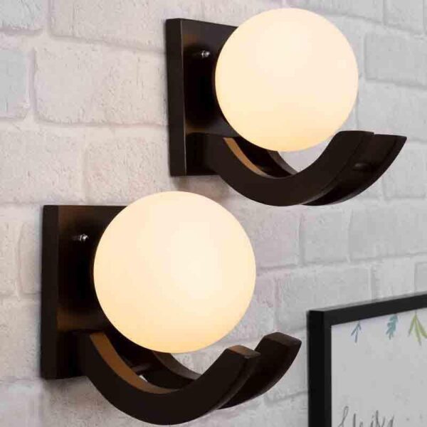 Moon Gooseneck Moon Wall Lamp - Set Of Two